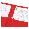 Two-Pocket Portfolio Clear View, Side: 3-Hole Punched, Accommodates 11 x 8.5 Sheets, Randomly Assorted Colors