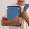 Expanding File, 7.5" Expansion, 7 Sections, Zipper Closure, Letter Size, Randomly Assorted Colors