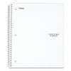 Wirebound Notebook, 5-Subject, Wide/Legal Rule, Randomly Assorted Cover Color, (200) 10.5 x 8 Sheets