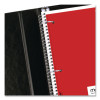 Spiral Notebook, 1-Subject, Wide/Legal Rule, Randomly Assorted Cover Colors, (70) 10.5 x 8 Sheets, 4/Pack