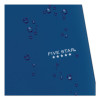 Wirebound Notebook, 1-Subject, Medium/College Rule, Blue Cover, (100) 11 x 9.13 Sheets
