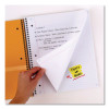 Wirebound Notebook, 1-Subject, Medium/College Rule, Assorted Cover Colors, (100) 11" x 8.5" Sheets, 3/Pack