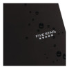 Wirebound Notebook, 1-Subject, Wide/Legal Rule, Black Cover, (100) 10.5 x 8.63 Sheets
