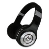 Serenity Stereo Wireless Headphones With Microphone, 3 Ft Cord, Black/Silver