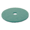 Ultra High-Speed Floor Burnishing Pads 3100, 19" Diameter, Aqua, 5/Carton