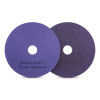 Clean And Shine Pad, 13" Diameter, Brown/Yellow, 5/Carton