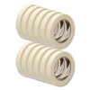 Value Masking Tape 101+, 3" Core, 0.70" X 60 Yds, Tan, 12/Pack
