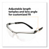 Bx Molded-In Diopter Safety Glasses, 2.5+ Diopter, Silver/Black Half Frame, Clear Dual Lens