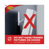 Medium Utility Hooks, Plastic, White, Supports 3 Lb, 20/Pack