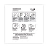 Broom Gripper, 3.12w x 1.85d x 3.34h, White/Gray, 6 Grippers/16 Strips/Pack