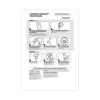 All Weather Hooks And Strips, Small, Plastic, Clear, 16 Clips And 20 Strips/Pack
