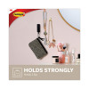 Medium Indoor Decorative Hooks, Metal, Matte Black, Supports 3 Lb, 2/Pack