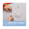 Small Clear Toggle-Wire Hooks, Metal Wire, Silver/Clear, Supports 0.5 Lb, 9/Pack