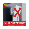 Small Clear Toggle-Wire Hooks, Metal Wire, Silver/Clear, Supports 0.5 Lb, 9/Pack