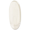 All Weather Hooks And Strips, Large, Plastic, Clear, 4 Lb Capacity, 1 Hook And 2 Strips/Pack