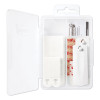 Picture Hanging Kit, Assorted Sizes, Plastic, White, 1 Lb; 4 Lb Capacities, 24 Pieces/Pack