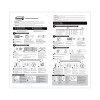 General Purpose Hooks, Variety Pack, Assorted Sizes, Plastic, White, 0.5, 1, 3, 5, 16 Lb Capacities, 54 Pieces/Pack