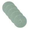 Ultra High-Speed Floor Burnishing Pads 3100, 24" Diameter, Aqua, 5/Carton