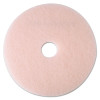 Ultra High-Speed Eraser Floor Burnishing Pad 3600, 17" Diameter, Pink, 5/Carton