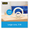 3850 Heavy-Duty Packaging Tape, 3" Core, 1.88" X 54.6 Yds, Clear, 6/Pack