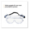 334 Safety Splash Goggles, Otg, Clear Anti-Fog Lens, Clear Frame
