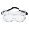 334 Safety Splash Goggles, Otg, Clear Anti-Fog Lens, Clear Frame