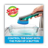 Advanced Soap Control Non-Scratch Dishwand, 4 X 11.25, Blue