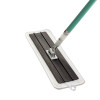 Easy Scrub Flat Mop Tool, 16" Microfiber Head, 54" Green Aluminum Handle