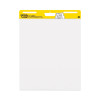 Vertical-Orientation Self-Stick Easel Pad Value Pack, Unruled, 25 x 30, White, 30 Sheets, 6/Carton