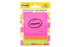 Transparent Notes, 2.88" x 2.88", Assorted Colors, 36 Sheets/Pad, 3 Pads/Pack