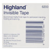 Invisible Permanent Mending Tape, 3" Core, 0.5" X 72 Yds, Clear