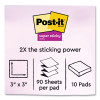 Pads In Summer Joy Collection Colors, 1.88" x 1.88", 90 Sheets/Pad, 8 Pads/Pack