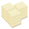 Self-Stick Notes, 1.38" x 1.88", Yellow, 100 Sheets/Pad, 12 Pads/Pack