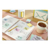 Original Pads In Beachside Cafe Collection Colors, 1.38" x 1.88", 100 Sheets/Pad, 12 Pads/Pack