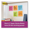 Pads In Energy Boost Collection Colors, 3" x 3", 90 Sheets/Pad, 5 Pads/Pack