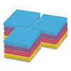 Self-Stick Notes, 3" x 3", Assorted Bright Colors, 100 Sheets/Pad, 12 Pads/Pack