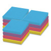 Self-Stick Pop-Up Notes, 3" x 3", Assorted Bright Colors, 100 Sheets/Pad, 12 Pads/Pack