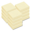 Self-Stick Notes, 3" x 3", Yellow, 100 Sheets/Pad, 12 Pads/Pack