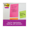 Pads In Energy Boost Collection Colors, Note Ruled, 4" x 6", 45 Sheets/Pad, 24 Pads/Pack