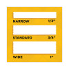 Double-Sided Tape, 1" Core, 0.5" X 75 Ft, Clear