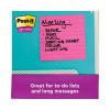 Pads In Energy Boost Collection Colors, Note Ruled, 4" x 4", 90 Sheets/Pad, 6 Pads/Pack