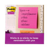 Pads In Energy Boost Collection Colors, Note Ruled, 4" x 4", 90 Sheets/Pad, 6 Pads/Pack