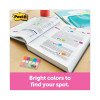Page Flags In Portable Dispenser, Assorted Brights, 5 Dispensers, 20 Flags/Color