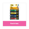Arrow 0.5" Page Flags, Assorted Primary, 24/Color, 96 Flags/Pack