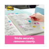 Arrow 0.5" Page Flags, Four Assorted Bright Colors, 24/Color, 96 Flags/Pack