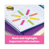 Arrow 0.5" Page Flags, Four Assorted Bright Colors, 24/Color, 96 Flags/Pack