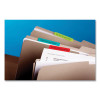 Solid Color Tabs, 1/5-Cut, Assorted Pastel Colors, 2" Wide, 24/Pack