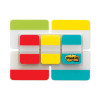 Plain Solid Color Tabs Value Pack, (66) 1/5-Cut 1" Wide, (48) 1/3-Cut 2" Wide, Assorted Colors And Sizes, 114/Pack
