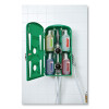 Flow Control System Chemical Dispenser, Air Gap, (4) 0.5 Gal, 12.25 x 6.3 x 22.5, Green