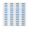 Removable Clear Mounting Squares, Holds Up To 0.17 Lb, 0.69" x 0.69", Clear, 35/Pack